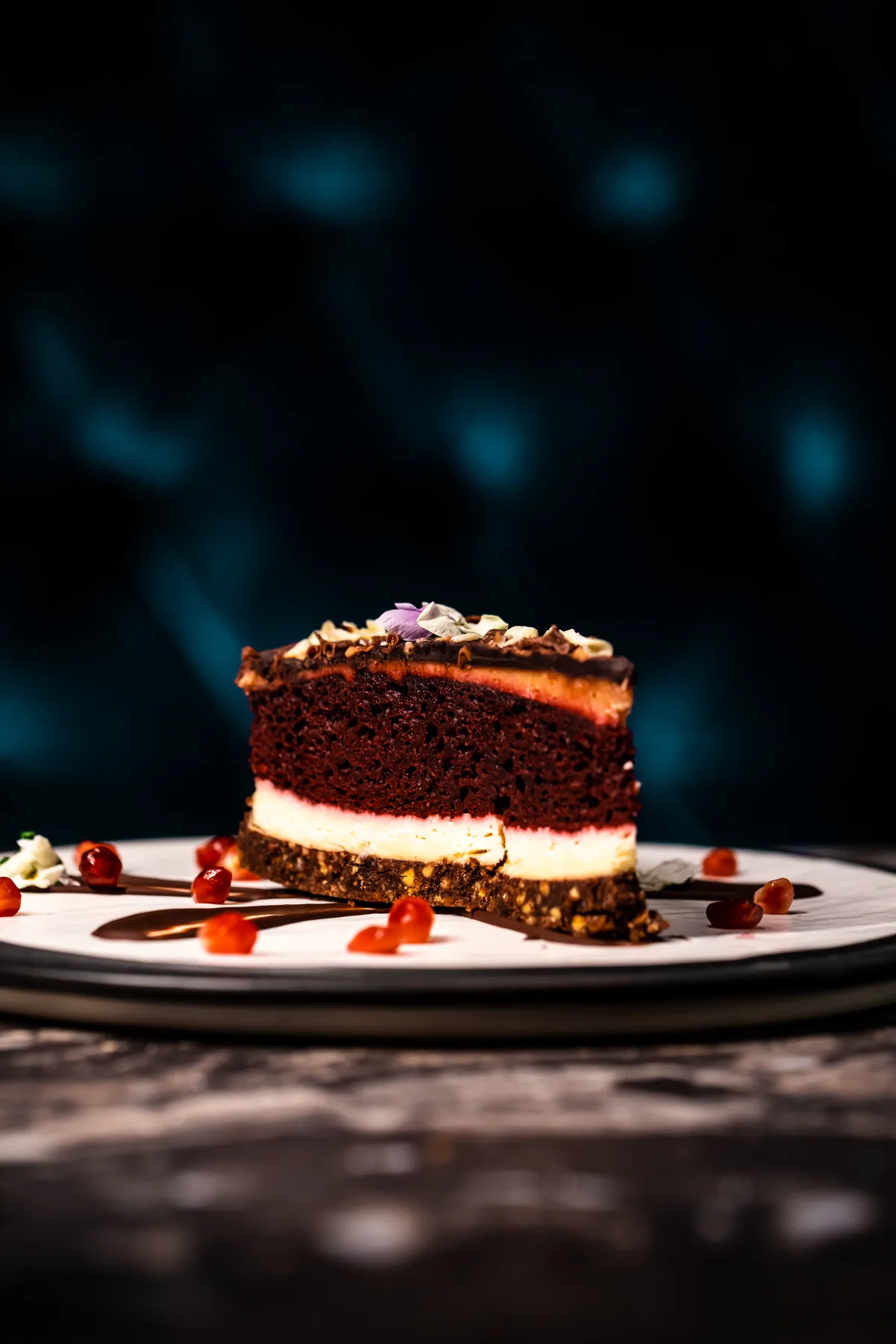 Tiramisu dessert plate